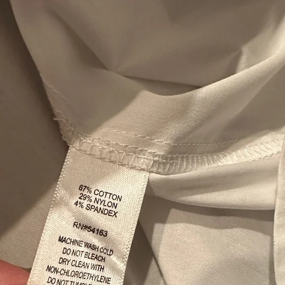 Marc New York White Ruffle flutter cap Sleeve baby doll Top size XL - Picture 9 of 9